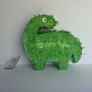 321 Party! Mini Blue & Green Dinosaur Pinata
